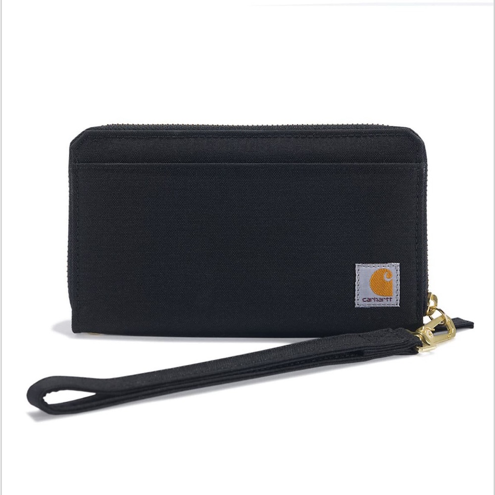 Carhartt WOMEN'S NYLON DUCK LAY-FLAT CLUTCH in Black